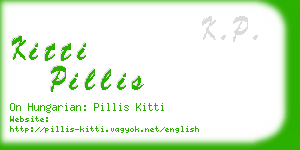 kitti pillis business card